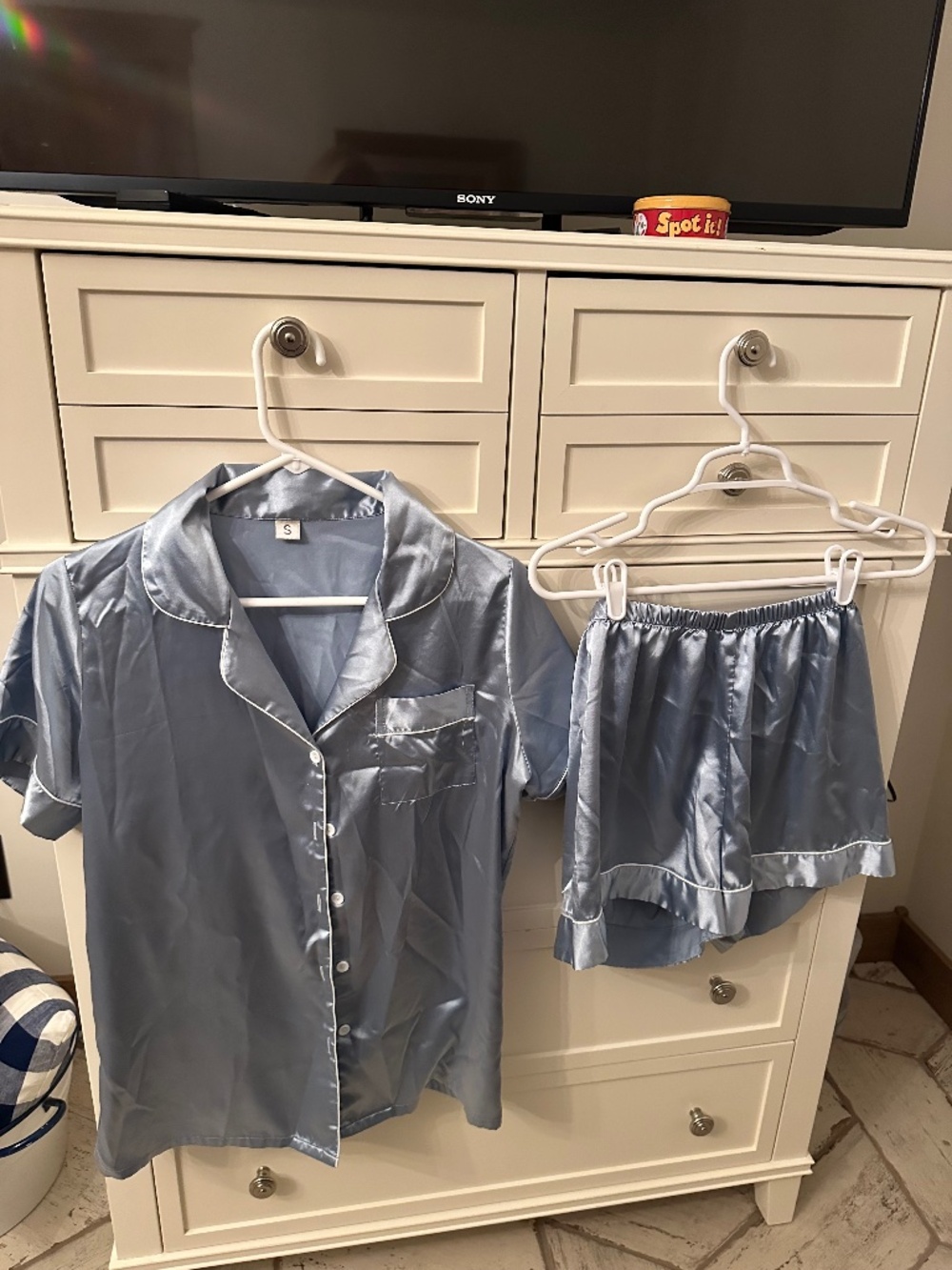 Ekouaer Satin PJ Set